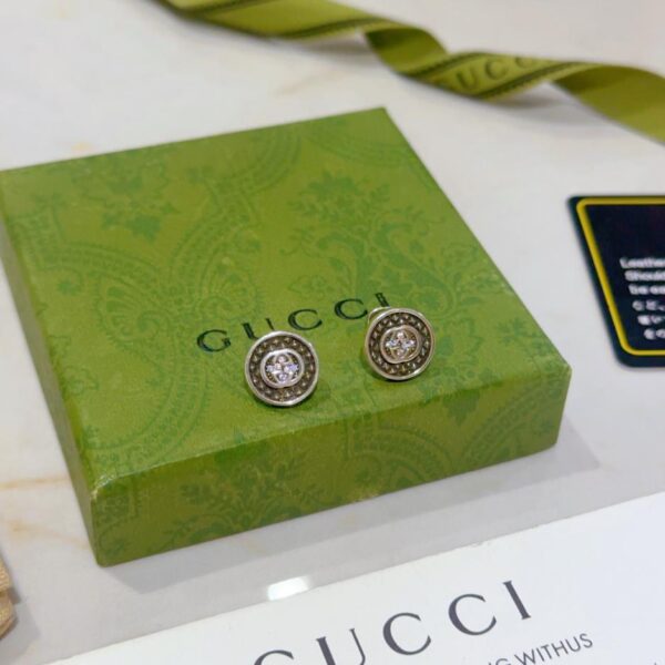 replica,repliche,fake,1:1,earrings,bracelet,ring,jewelry Orecchini Gucci ultimo modello (B31F)
