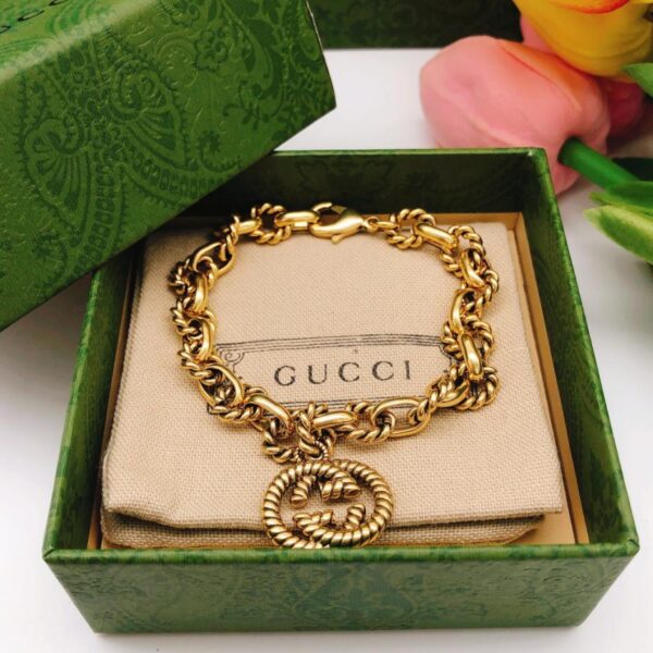 Bracciale Gucci completo GG intrecciato (6B88)