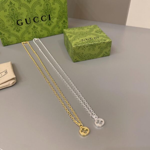 replica,repliche,fake,1:1,earrings,bracelet,ring,jewelry Nuovo stile] È possibile scegliere due colori. Collana della serie ad incastro (CCE0)