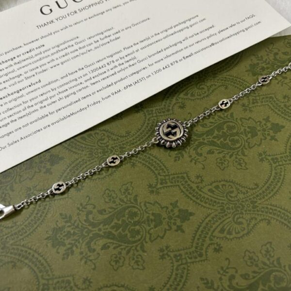 replica,repliche,fake,1:1,earrings,bracelet,ring,jewelry Bracciale Gucci Doppia G Girasole (AB0C)