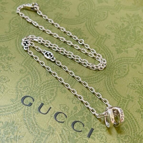replica,repliche,fake,1:1,earrings,bracelet,ring,jewelry L’ultima catena di prodotti Gucci, la classica serie Anger Forest doppia G (2C16)