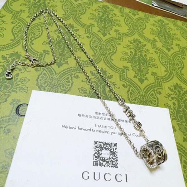 replica,repliche,fake,1:1,earrings,bracelet,ring,jewelry L’ultima catena di prodotti Gucci Anger Forest serie doppia G modello classico 31F1)