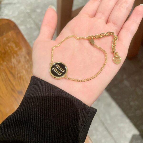 replica,repliche,fake,1:1,earrings,bracelet,ring,jewelry braccialetto lettera miumiu (82DA)