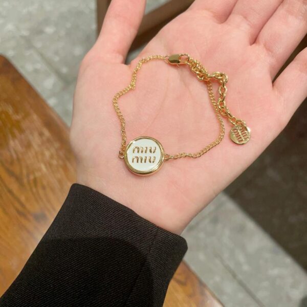 replica,repliche,fake,1:1,earrings,bracelet,ring,jewelry braccialetto lettera miumiu (D549)