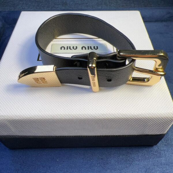 replica,repliche,fake,1:1,earrings,bracelet,ring,jewelry braccialetto in pelle miumiu (D000)