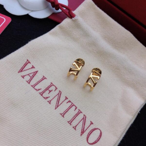 replica,repliche,fake,1:1,earrings,bracelet,ring,jewelry Orecchini in oro Valentino, placcati oro 18 carati (8A89)