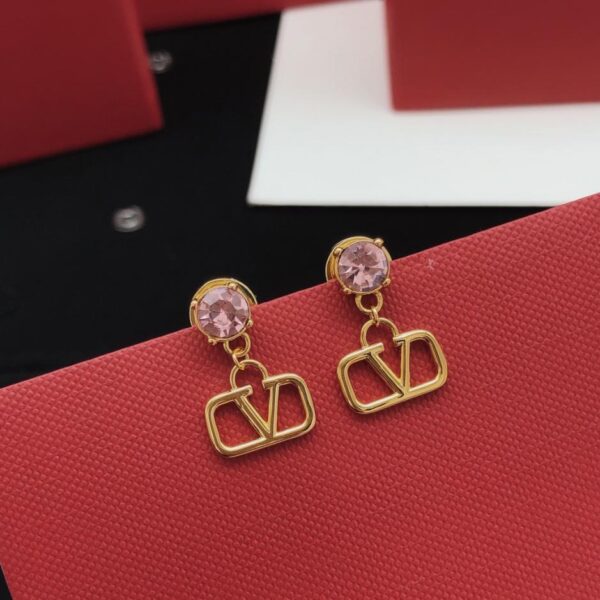 replica,repliche,fake,1:1,earrings,bracelet,ring,jewelry Orecchini con diamante solitario Valentino (E81C)