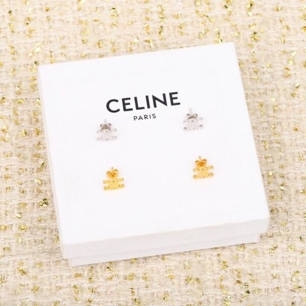 replica,repliche,fake,1:1,earrings,bracelet,ring,jewelry Orecchini tridimensionali Arco di Trionfo di Celine