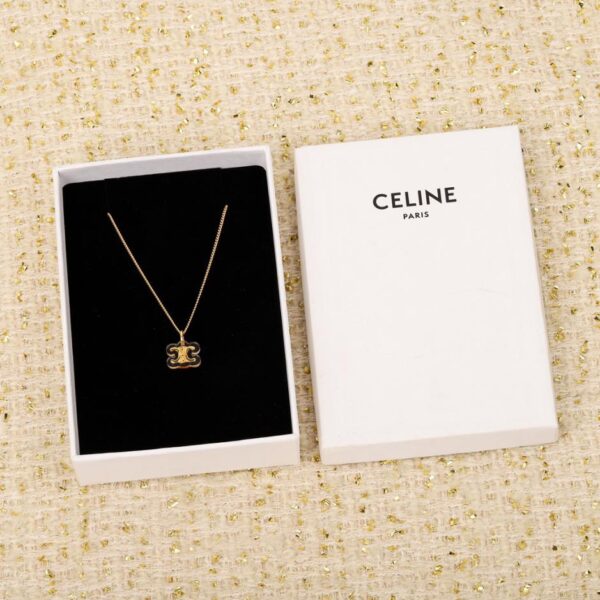 replica,repliche,fake,1:1,earrings,bracelet,ring,jewelry Collana tridimensionale Arco di Trionfo di Celine