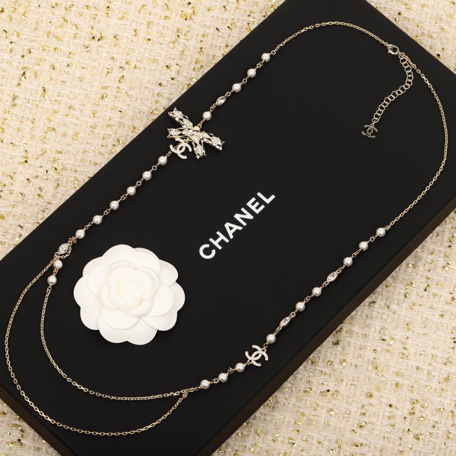 replica,repliche,fake,1:1,earrings,bracelet,ring,jewelry Catena di maglione con perle a farfalla cava Chanel replica,repliche,fake,1:1,earrings,bracelet,ring,jewelry Catena di maglione con perle a farfalla cava Chanel