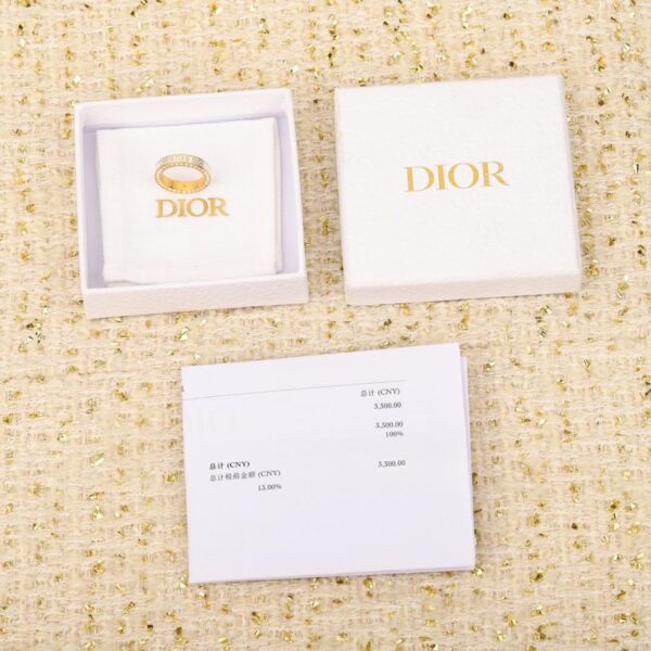 replica,repliche,fake,1:1,earrings,bracelet,ring,jewelry Anello Dior con diamanti a goccia d’olio