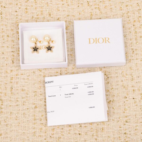 Orecchini Dior con perle CD stella a cinque punte Cruise ultimo modello