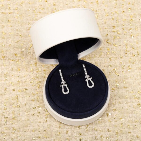 replica,repliche,fake,1:1,earrings,bracelet,ring,jewelry orecchini a ferro di cavallo Fred