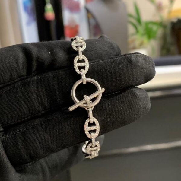 replica,repliche,fake,1:1,earrings,bracelet,ring,jewelry Bracciale Hermès personalizzato con naso di maiale in oro 18 carati (919C)