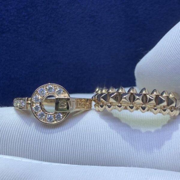 Anello BVLGARI lettera in oro 18k Anello proiettile Cartier pregiato artigianato (4740)