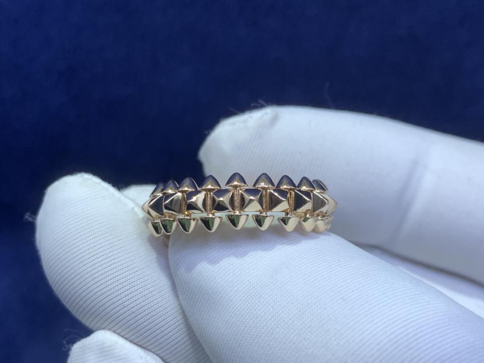 replica,repliche,fake,1:1,earrings,bracelet,ring,jewelry Cartier nuova versione stretta anello in oro 18k con proiettile di squisita fattura (7D3E)