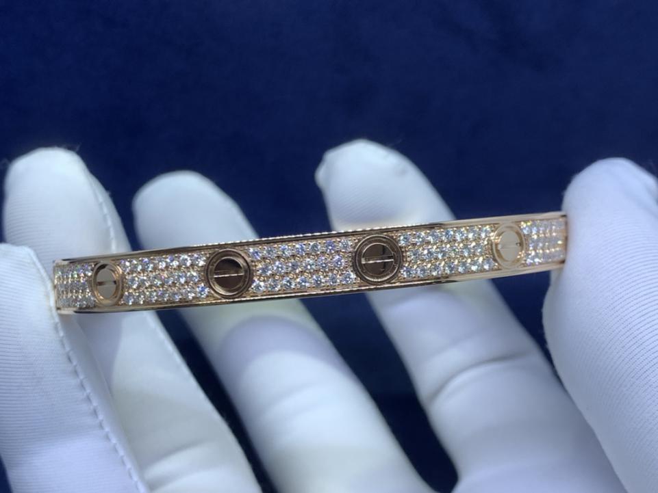 replica,repliche,fake,1:1,earrings,bracelet,ring,jewelry Bracciale Cartier classico LOVE versione ampia in oro 18 carati con stelle (00A2)