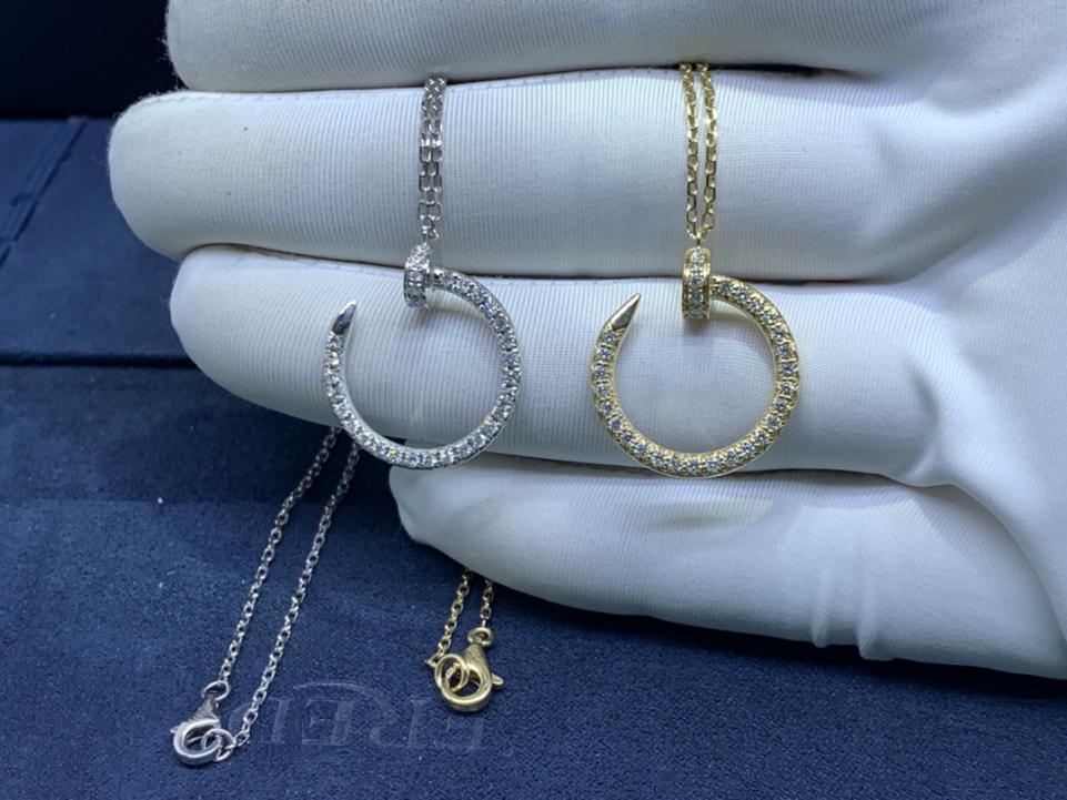 replica,repliche,fake,1:1,earrings,bracelet,ring,jewelry Collana classica Cartier in oro 18 carati con unghie piene di diamanti, squisita fattura (F986) replica,repliche,fake,1:1,earrings,bracelet,ring,jewelry Collana classica Cartier in oro 18 carati con unghie piene di diamanti, squisita fattura (F986)