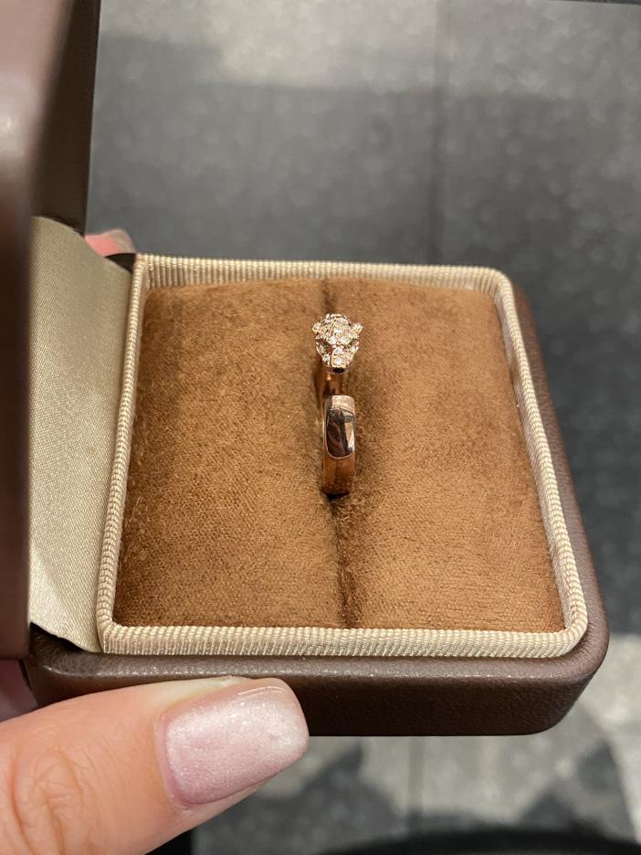 replica,repliche,fake,1:1,earrings,bracelet,ring,jewelry Versione mini Cartier dell’anello leopardato con fascia per capelli con diamanti: oro reale 18 carati rosso K e diamanti veri (6ACA) replica,repliche,fake,1:1,earrings,bracelet,ring,jewelry Versione mini Cartier dell’anello leopardato con fascia per capelli con diamanti: oro reale 18 carati rosso K e diamanti veri (6ACA)