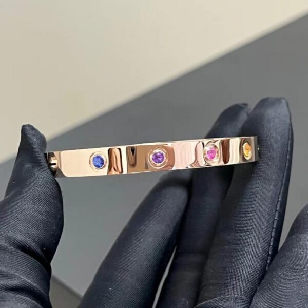 replica,repliche,fake,1:1,earrings,bracelet,ring,jewelry Bracciale a vite colorato Cartier Colore speciale adatto a te speciale (A208)