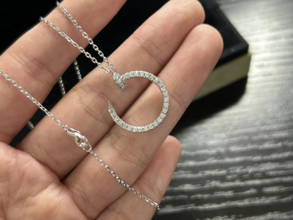 replica,repliche,fake,1:1,earrings,bracelet,ring,jewelry Collana Cartier con diamanti pieni di diamanti in vero oro 18 carati e diamanti veri in stock (71C9) replica,repliche,fake,1:1,earrings,bracelet,ring,jewelry Collana Cartier con diamanti pieni di diamanti in vero oro 18 carati e diamanti veri in stock (71C9)