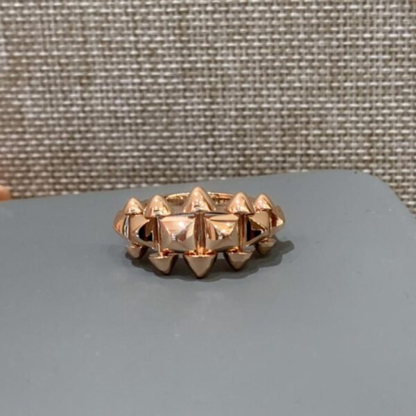 replica,repliche,fake,1:1,earrings,bracelet,ring,jewelry Anello rivetto Cartier personalizzato in vero oro 18k (30D2)