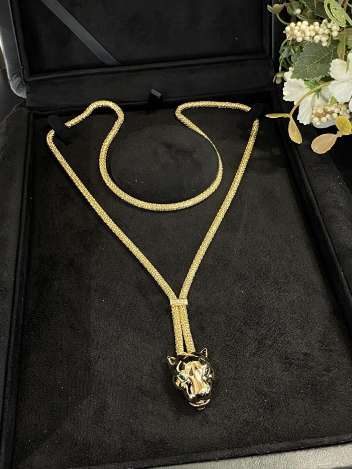 replica,repliche,fake,1:1,earrings,bracelet,ring,jewelry Cartier K lanterna gialla leopardo collana in vero oro 18 carati (B23E) replica,repliche,fake,1:1,earrings,bracelet,ring,jewelry Cartier K lanterna gialla leopardo collana in vero oro 18 carati (B23E)