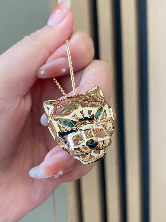 replica,repliche,fake,1:1,earrings,bracelet,ring,jewelry Collana Cartier con leopardo cavo in vero oro 18k (6E1D) replica,repliche,fake,1:1,earrings,bracelet,ring,jewelry Collana Cartier con leopardo cavo in vero oro 18k (6E1D)