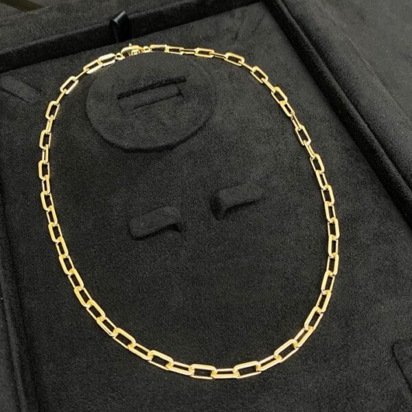 replica,repliche,fake,1:1,earrings,bracelet,ring,jewelry Collana Cartier Spartan in oro 18k (8781)