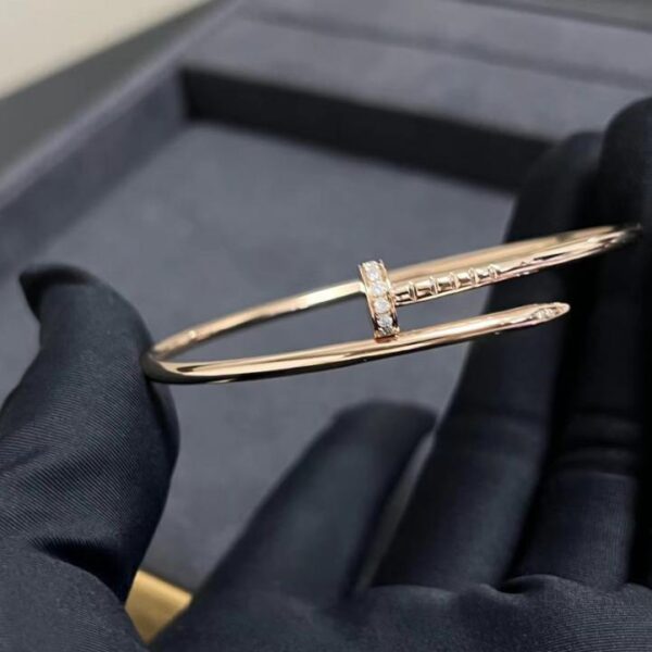 replica,repliche,fake,1:1,earrings,bracelet,ring,jewelry Bracciale a chiodo stretto personalizzato Cartier (323A)