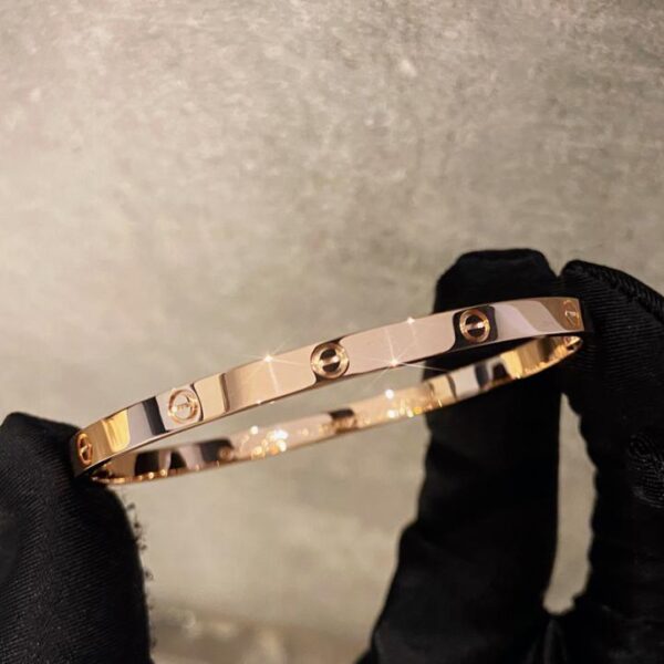replica,repliche,fake,1:1,earrings,bracelet,ring,jewelry Materiale del braccialetto con unghie strette Cartier versione stretta su ordine personalizzato: oro vero 18 carati (DF59)