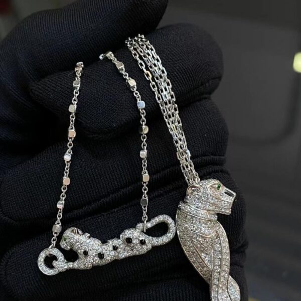 replica,repliche,fake,1:1,earrings,bracelet,ring,jewelry La prima scelta di Cartier Leopard è l’oro vero 18 carati pieno di diamanti e diamanti veri (C3ED)