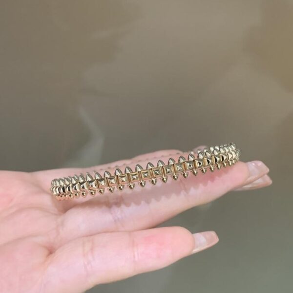 replica,repliche,fake,1:1,earrings,bracelet,ring,jewelry Bracciale proiettile Cartier di alta qualità in vero oro 18k (C98A)