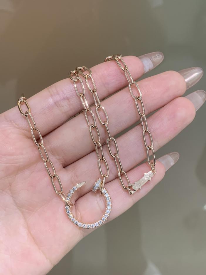 replica,repliche,fake,1:1,earrings,bracelet,ring,jewelry Collana Cartier con unghie piene di diamanti di alta qualità, oro vero 18 carati e diamanti veri (478E) replica,repliche,fake,1:1,earrings,bracelet,ring,jewelry Collana Cartier con unghie piene di diamanti di alta qualità, oro vero 18 carati e diamanti veri (478E)