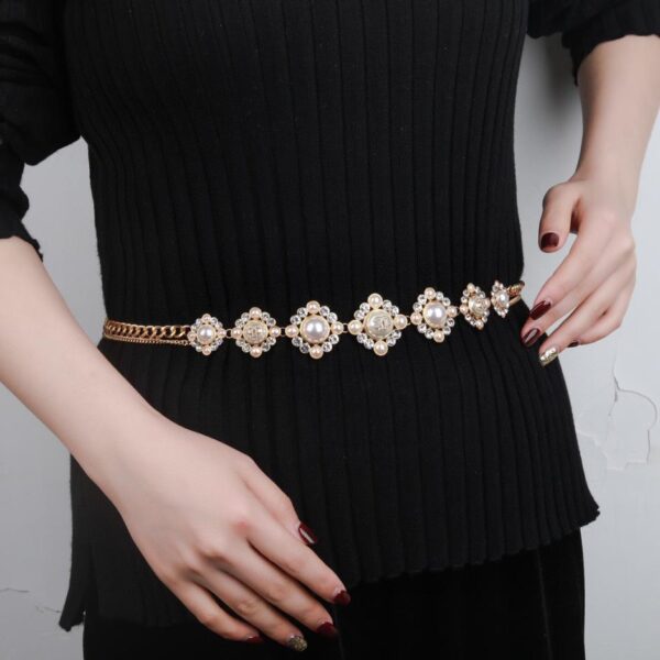 replica,repliche,fake,1:1,earrings,bracelet,ring,jewelry Chanel nuova catena in vita (D185)
