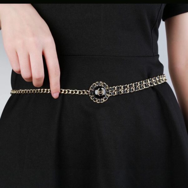 replica,repliche,fake,1:1,earrings,bracelet,ring,jewelry Chanel nuova catena in vita in pelle di agnello (8270)