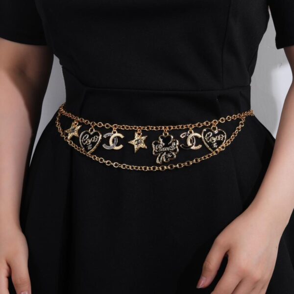 replica,repliche,fake,1:1,earrings,bracelet,ring,jewelry Chanel nuova catena in vita (1C4F)