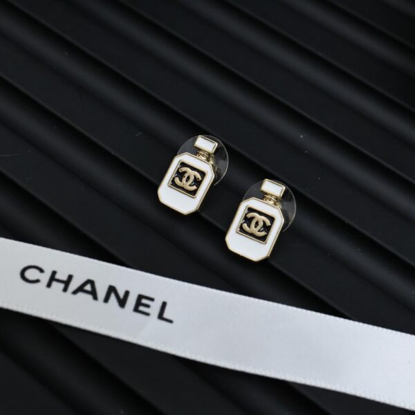 Orecchini bottiglia di profumo Chanel doppia c (9F74)