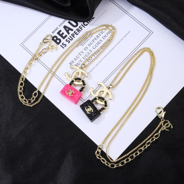 Collana Chanel nuova borsa collana (8F75)