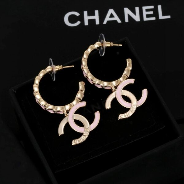 Orecchini a bottone classici Chanel doppia C (6AA5)