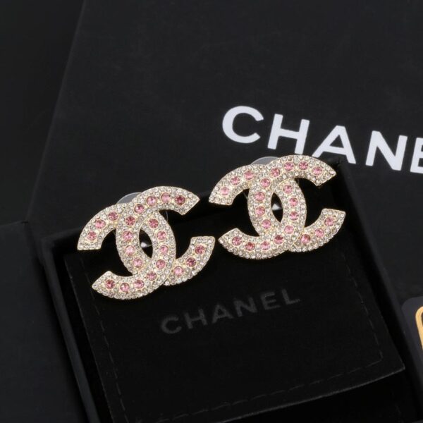 Orecchini a bottone classici Chanel doppia C (6C27)