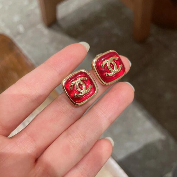 replica,repliche,fake,1:1,earrings,bracelet,ring,jewelry Orecchini Chanel di seconda mano (1A66)