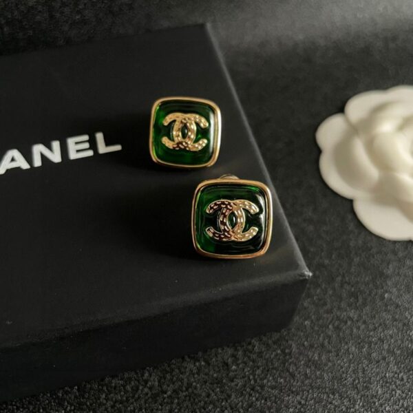 replica,repliche,fake,1:1,earrings,bracelet,ring,jewelry Orecchini Chanel di seconda mano (7AF2)