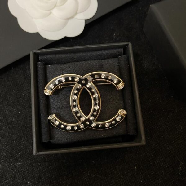 replica,repliche,fake,1:1,earrings,bracelet,ring,jewelry Ultima spilla Chanel in resina trasparente (D9DE)