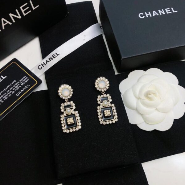 replica,repliche,fake,1:1,earrings,bracelet,ring,jewelry Chanel nuovi gioielli cielo stellato nero (E4B4)
