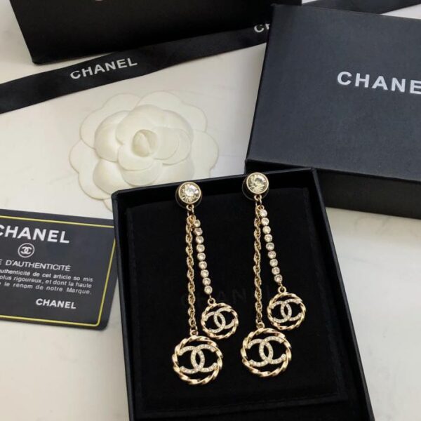 Orecchini Chanel Love Camelia con lettere (BB69)