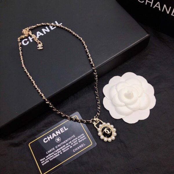 replica,repliche,fake,1:1,earrings,bracelet,ring,jewelry Collana Chanel catena clavicola (53D9)