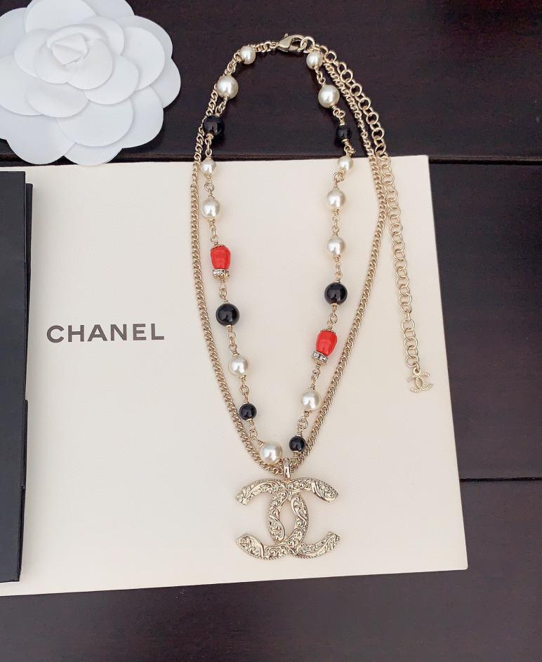 replica,repliche,fake,1:1,earrings,bracelet,ring,jewelry L’ultima collana a doppio strato di perle rosa a forma speciale in bianco e nero di Chanel (8ACC) replica,repliche,fake,1:1,earrings,bracelet,ring,jewelry L’ultima collana a doppio strato di perle rosa a forma speciale in bianco e nero di Chanel (8ACC)