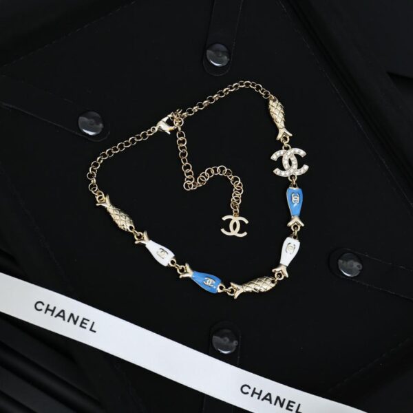 replica,repliche,fake,1:1,earrings,bracelet,ring,jewelry Collana Chanel Sardine Serie Dream Ocean (1394)
