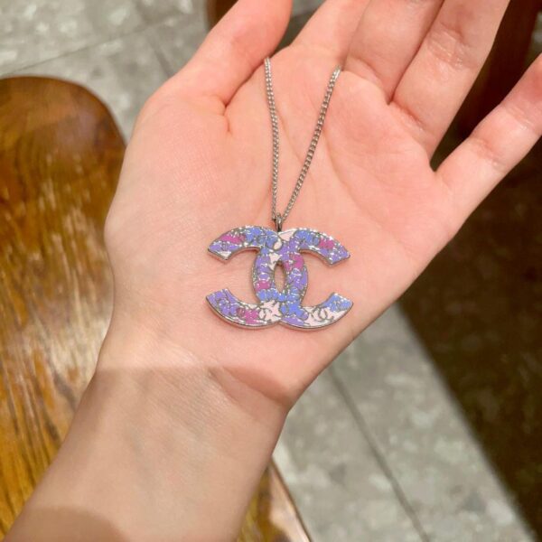Collana doppia C Chanel (D1D2)